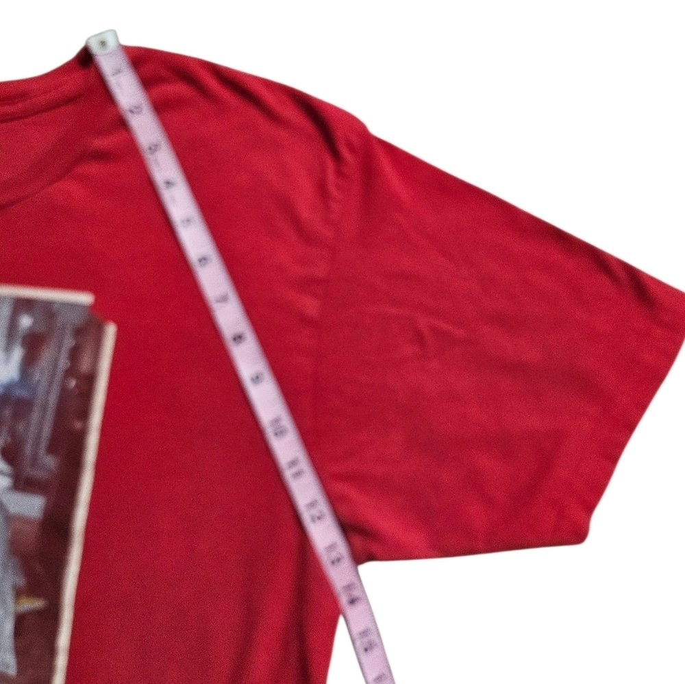 Bruce Lee Tiger Skin Rug Red Graphic T-shirt - Picture 8 of 10